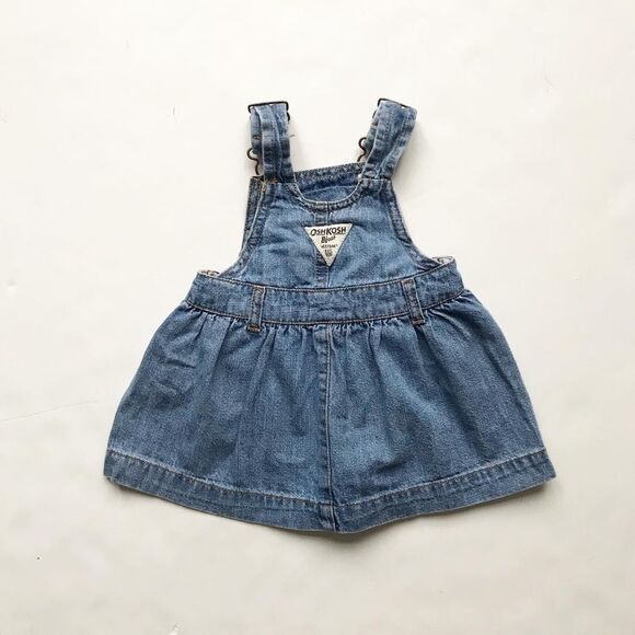 Oshkosh denim dress jumper EUC 6 months - Picture 5 of 5